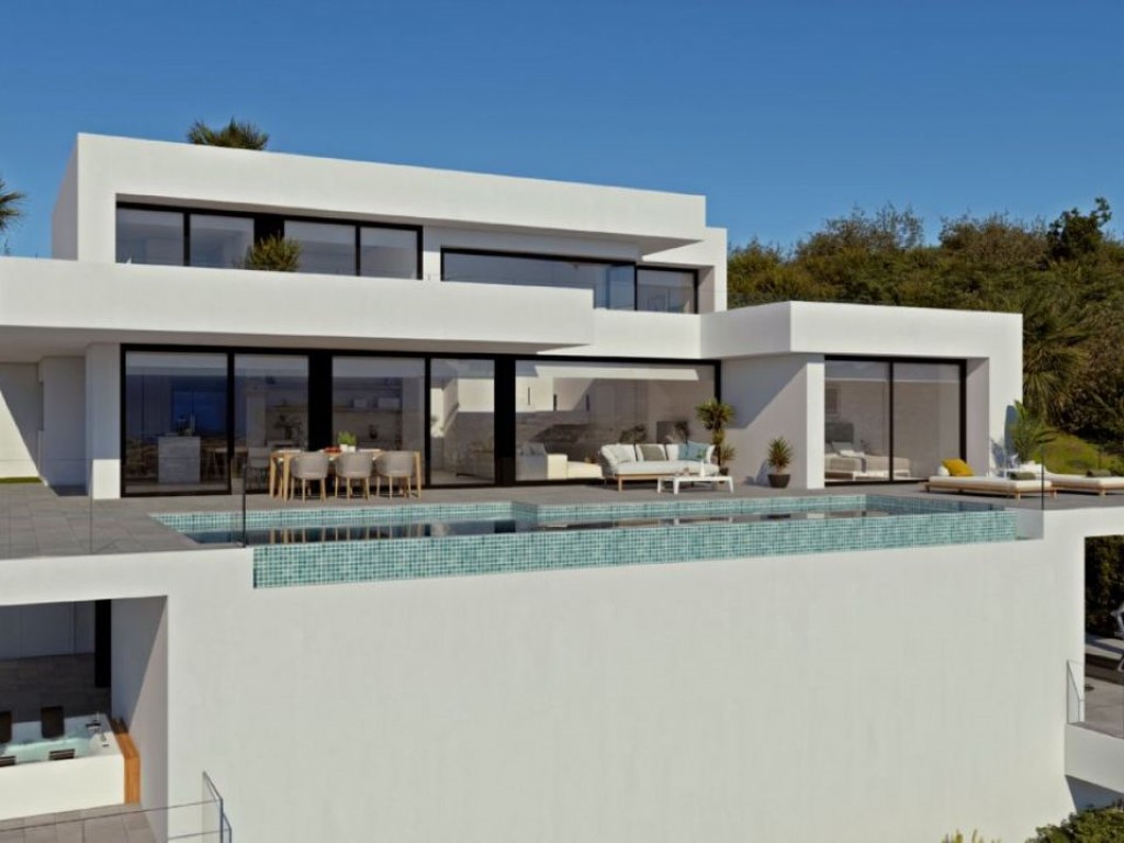 Moderne nieuwbouw villa te koop in Benitachell met zeezicht