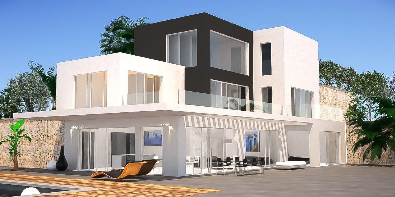 6427BEN Modern nieuwbouw project met fantastische uitzichten over zee te koop in Benissa