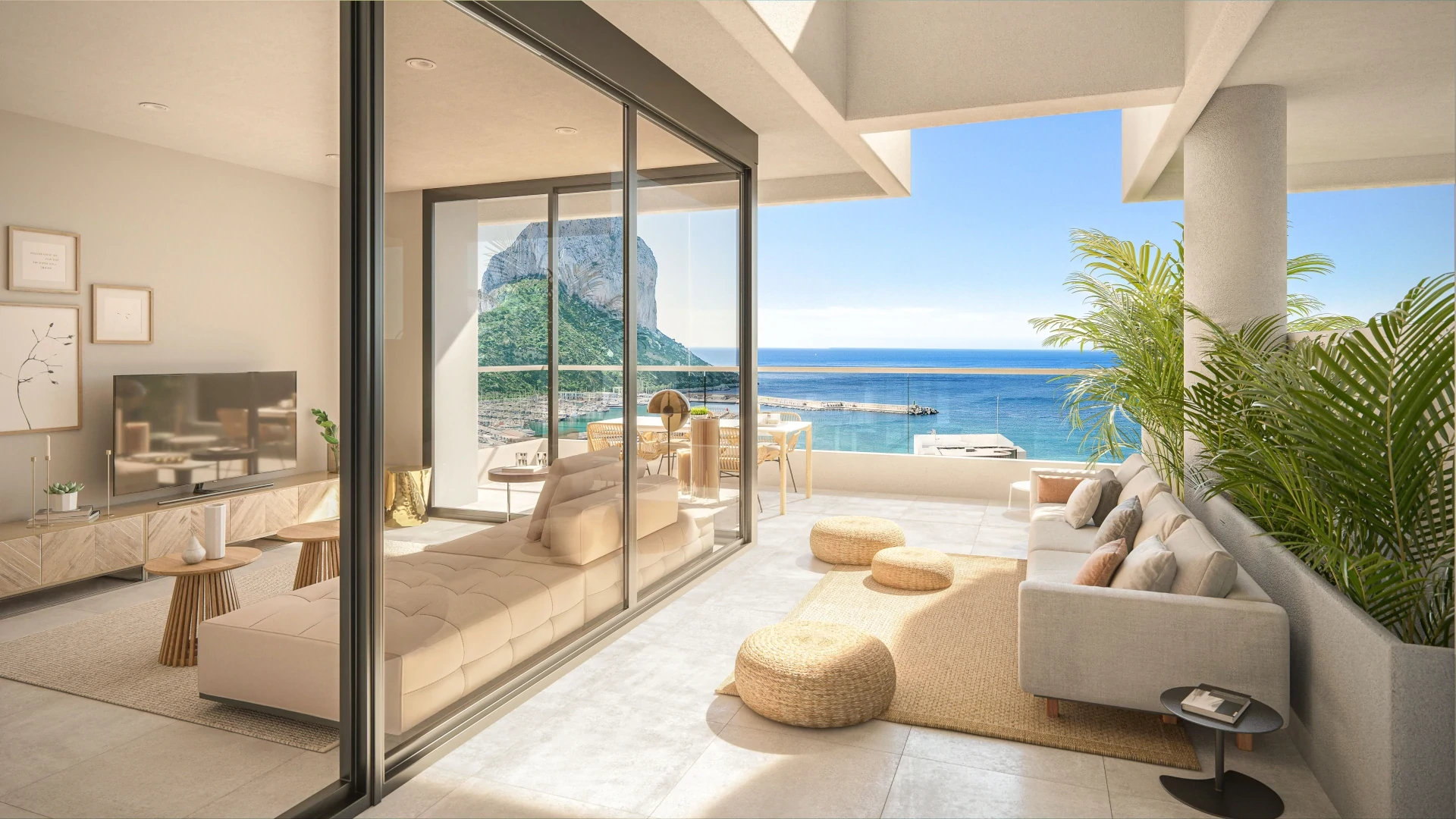 C4CY4505CAL Fantastic apartment with sea views under construction in Calpe