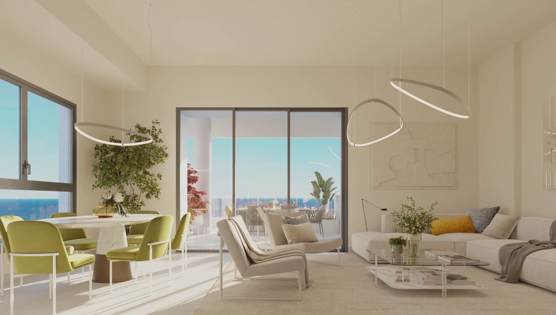 C4CY4505CAL Fantastic apartment with sea views under construction in Calpe
