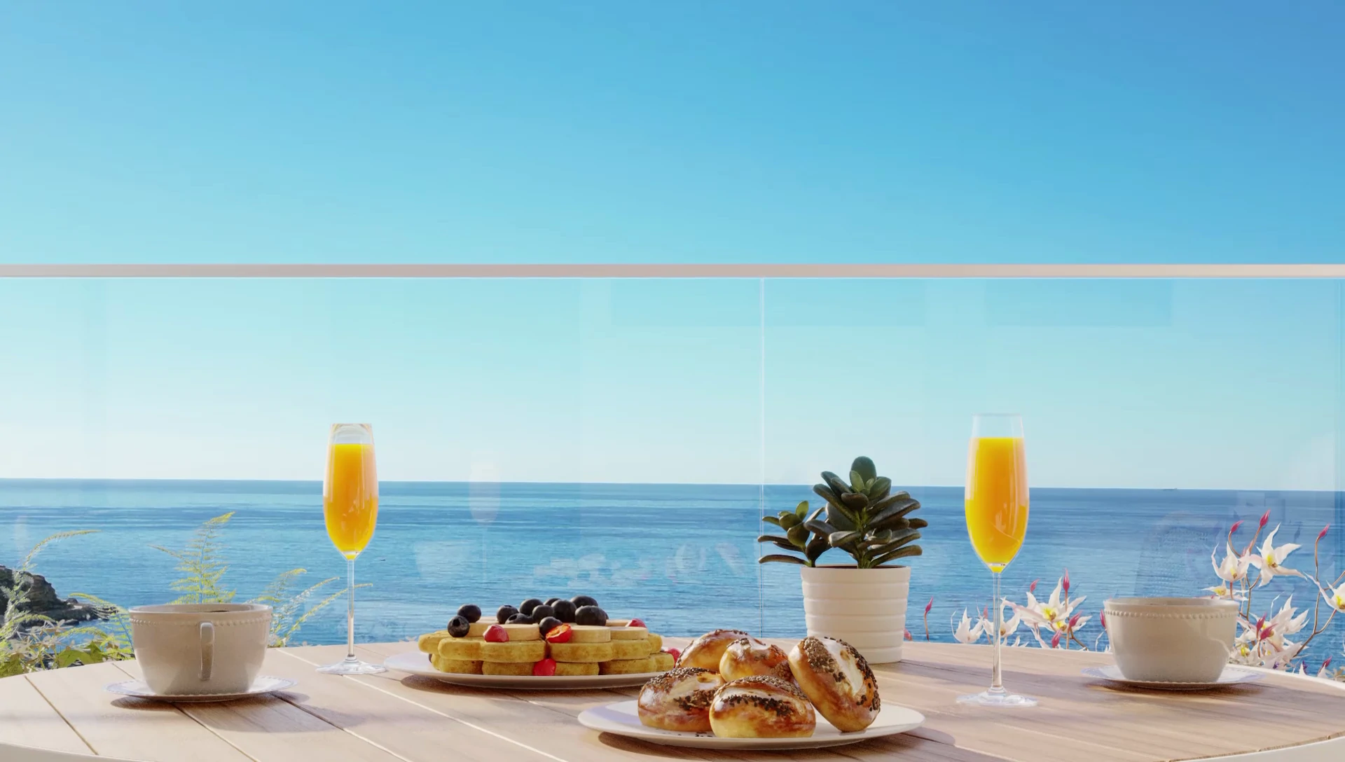 C4CY4505CAL Fantastic apartment with sea views under construction in Calpe