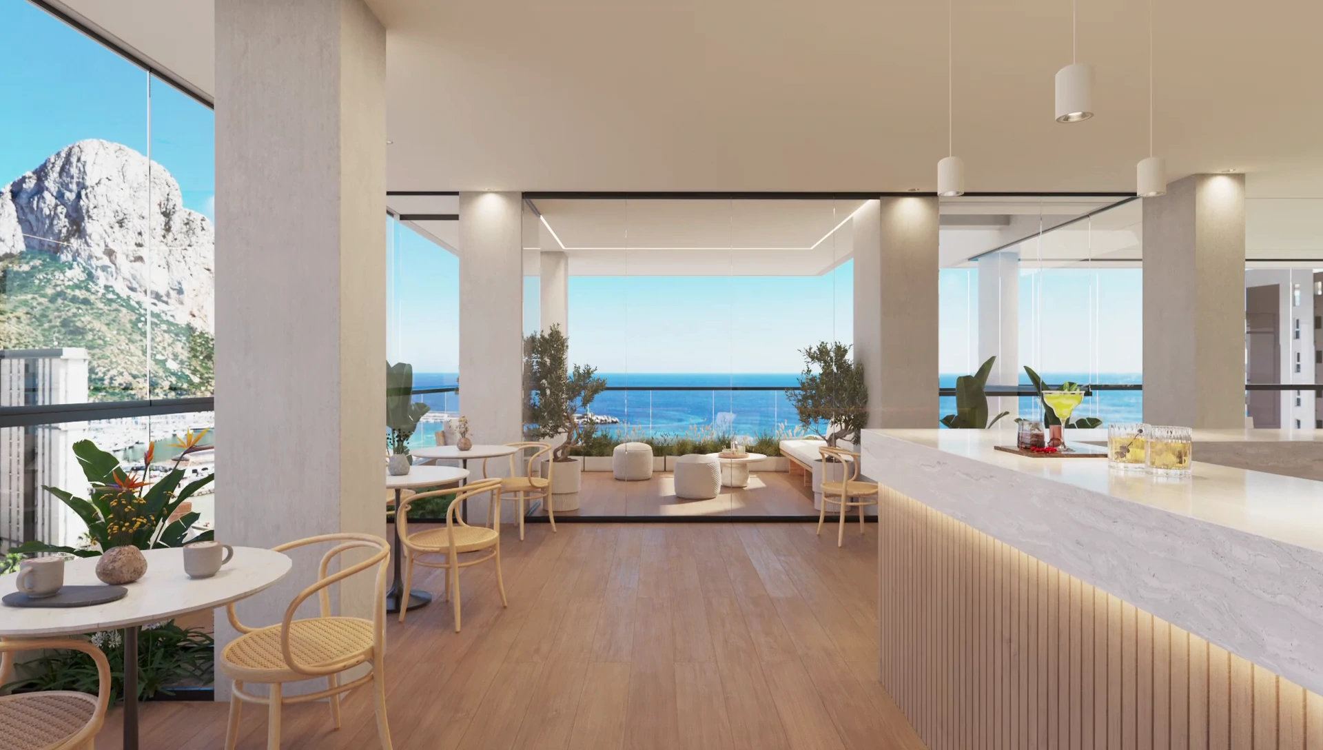 C4CY4505CAL Fantastic apartment with sea views under construction in Calpe