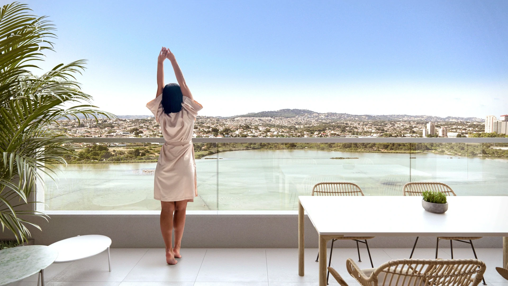 C4CY4505CAL Fantastic apartment with sea views under construction in Calpe
