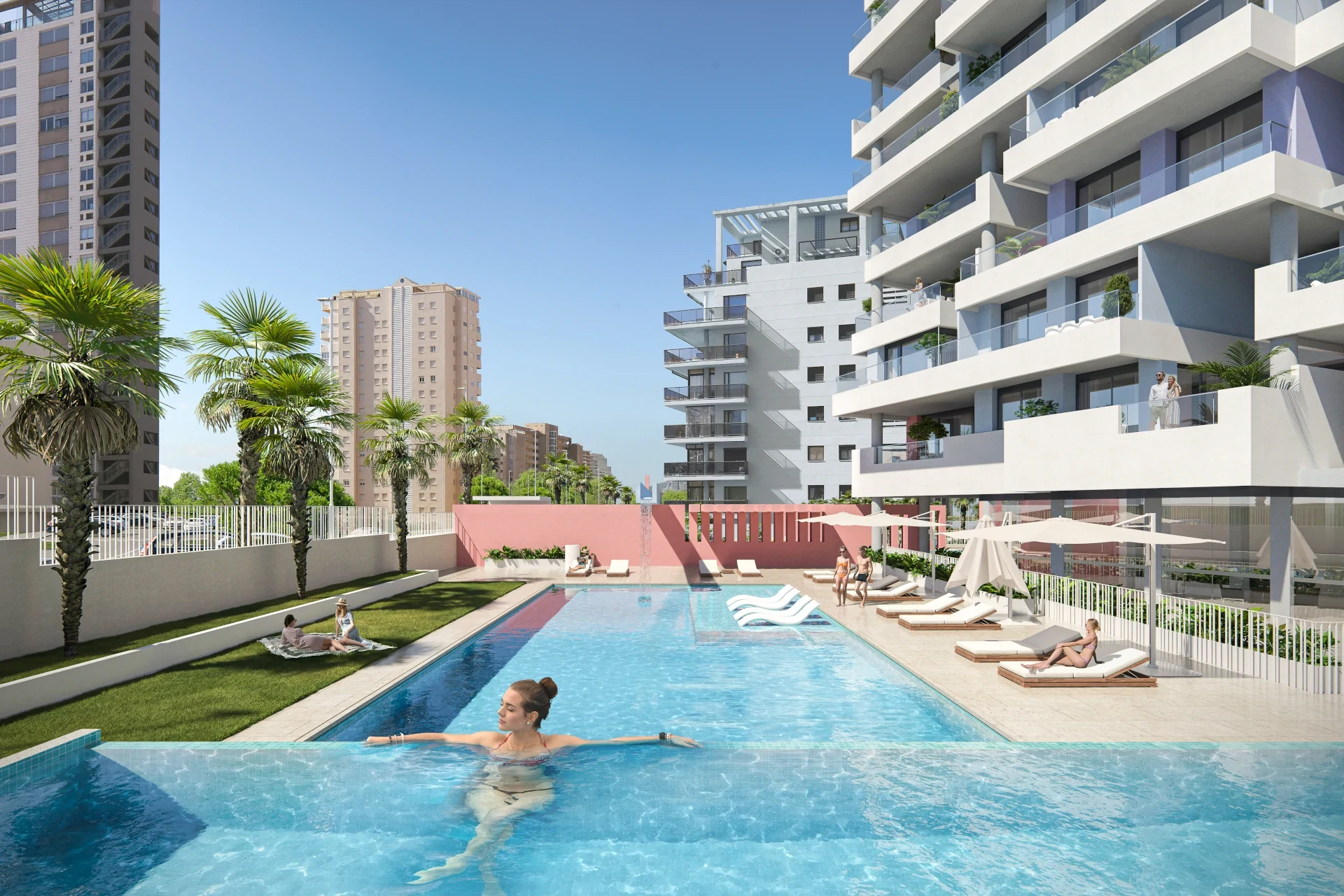 C4CY4505CAL Fantastic apartment with sea views under construction in Calpe