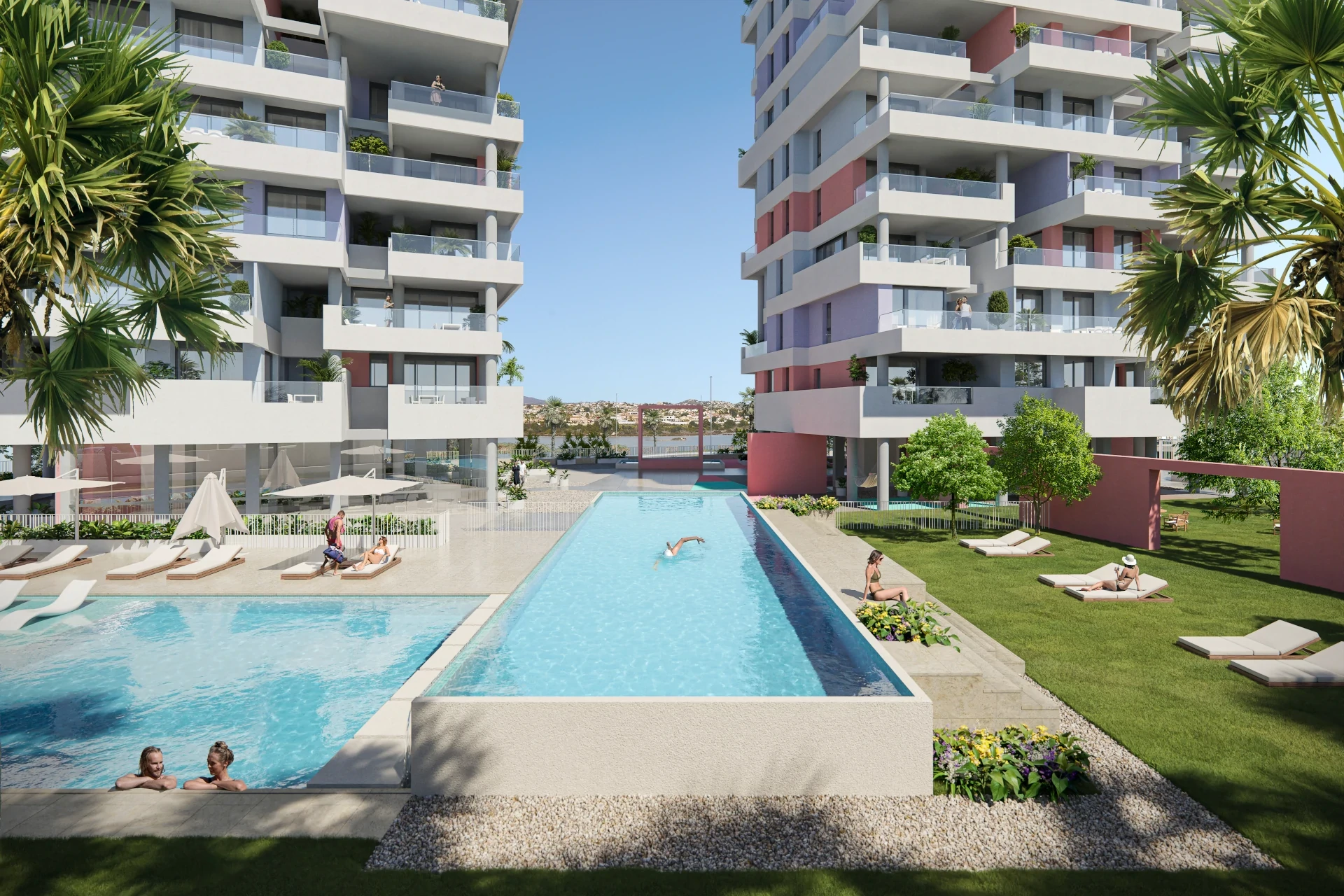 C4CY4505CAL Fantastic apartment with sea views under construction in Calpe
