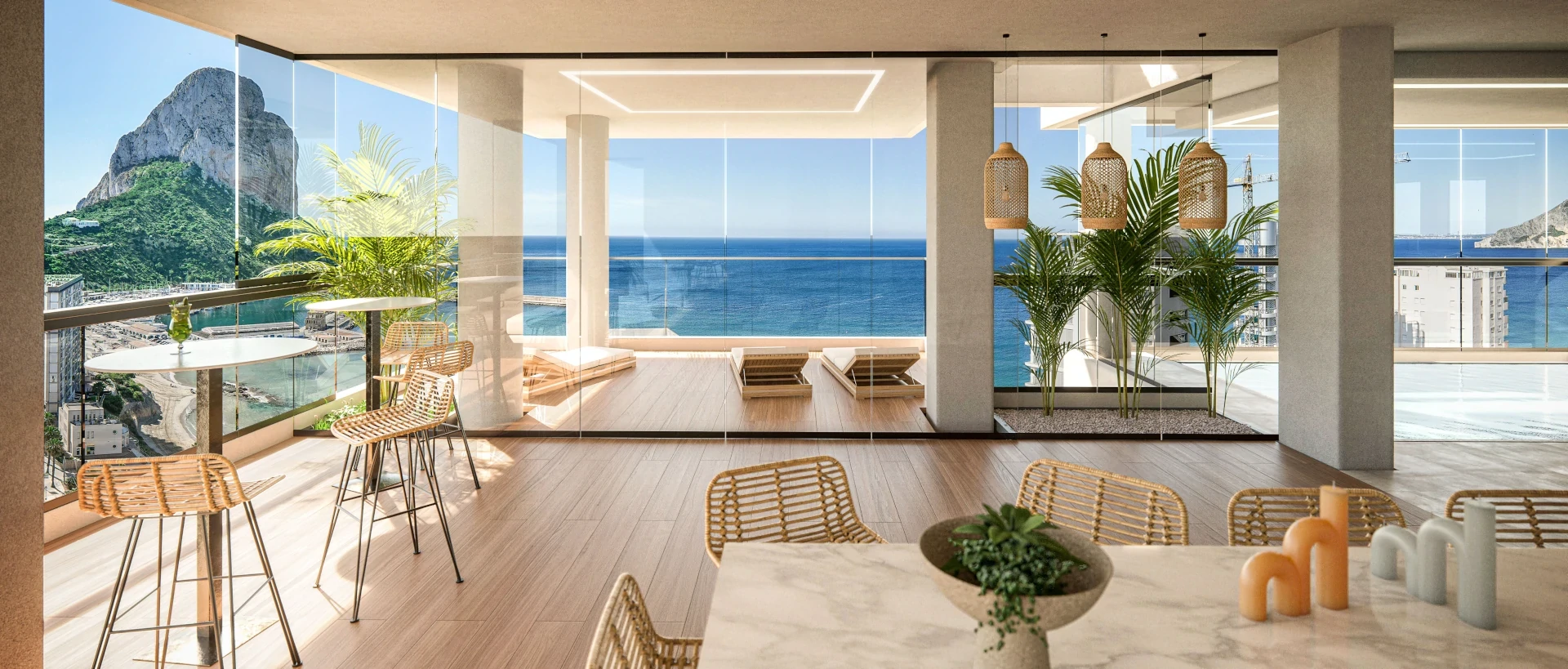C4CY4505CAL Fantastic apartment with sea views under construction in Calpe