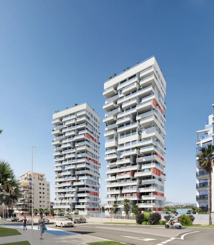 C4CY4505CAL Fantastic apartment with sea views under construction in Calpe