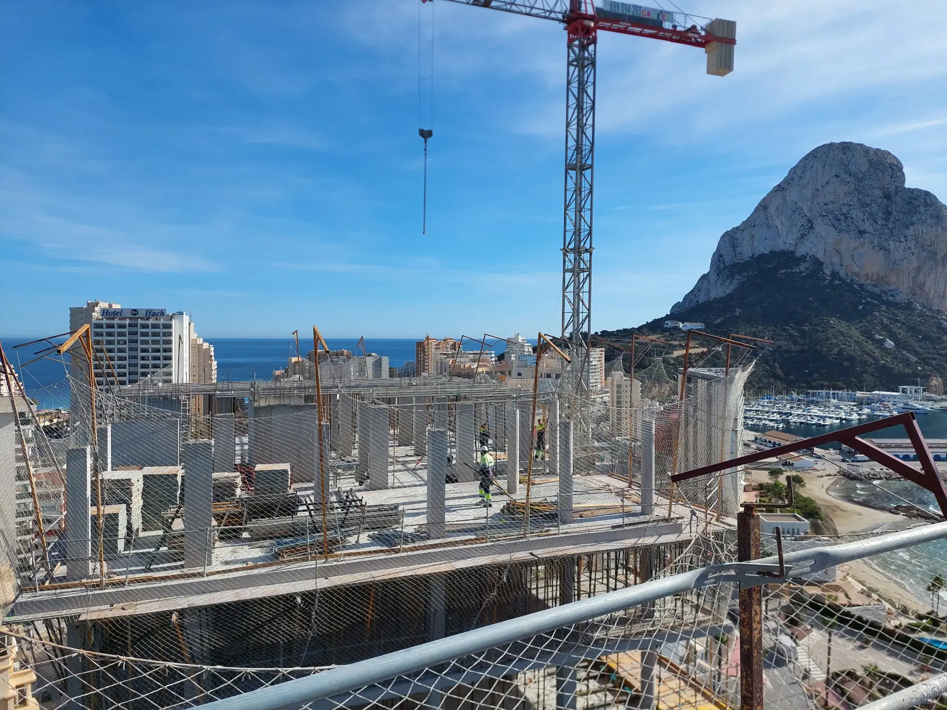 C4CY4505CAL Fantastic apartment with sea views under construction in Calpe