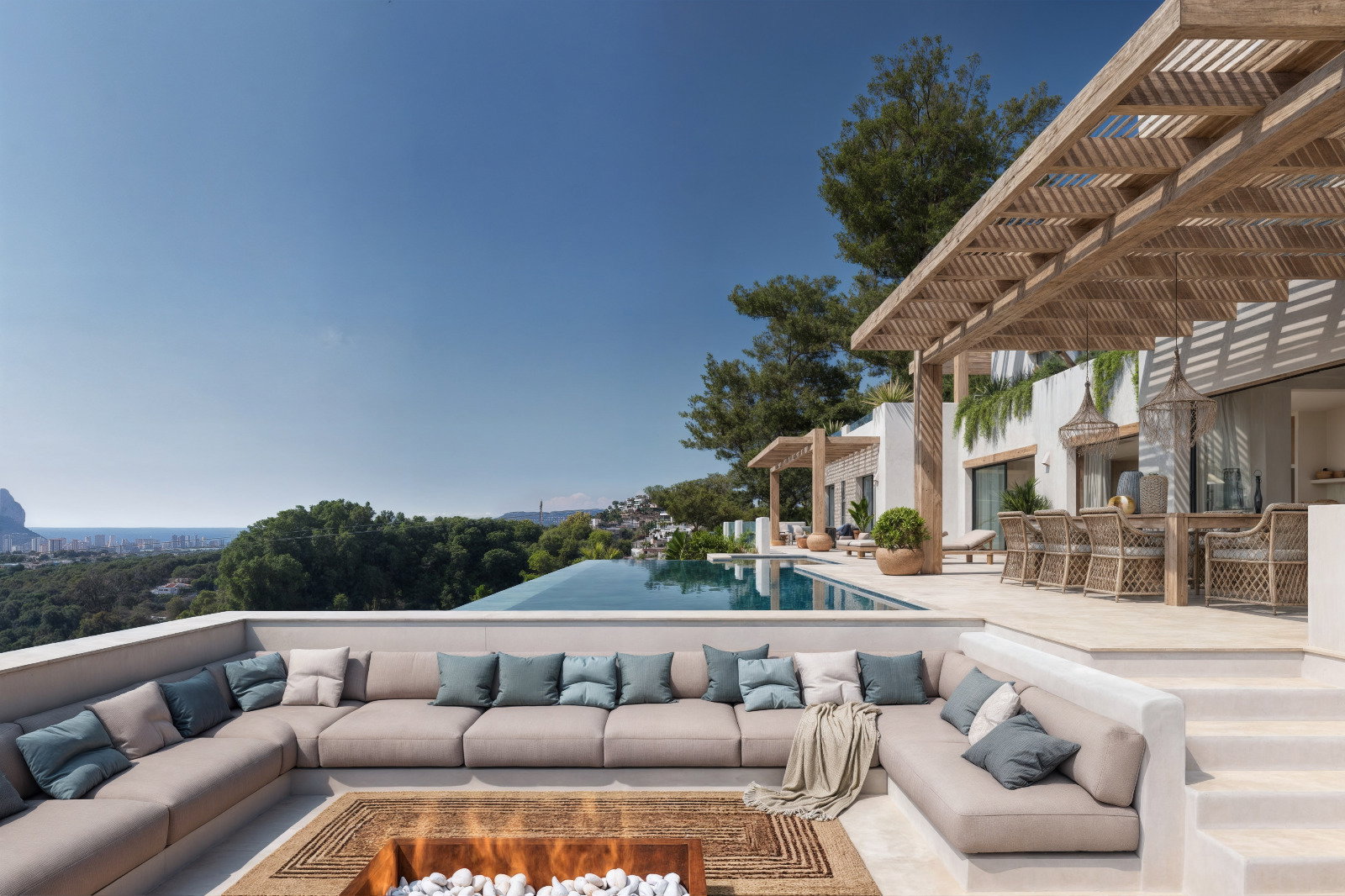 4587BEN Luxury new build villa with sea views for sale in Benissa