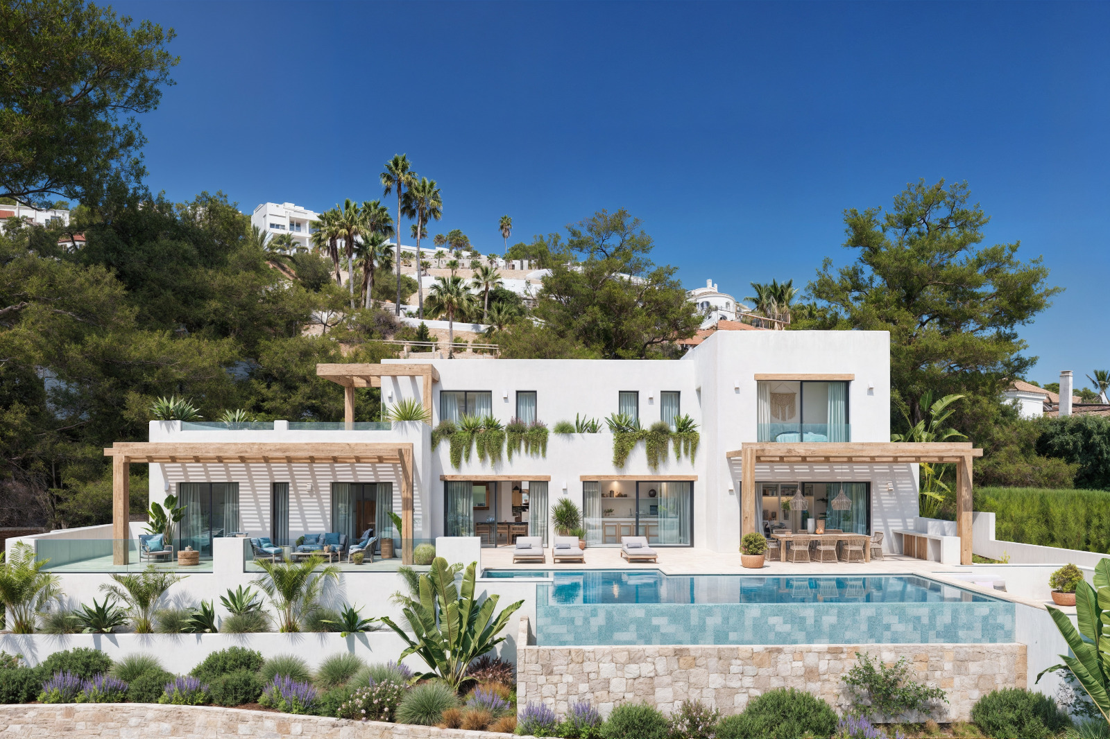 4587BEN Luxury new build villa with sea views for sale in Benissa