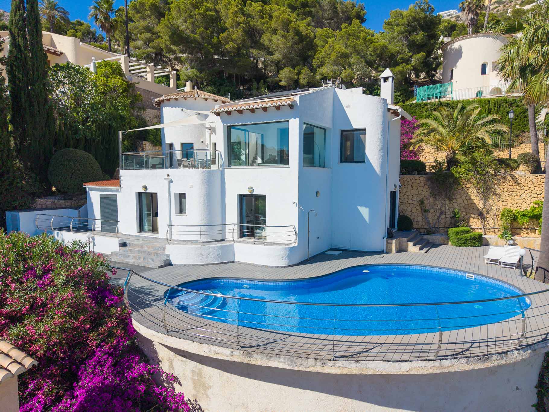 C3XY8339ALT Villa avec vue panoramique sur la mer à vendre à Altea Hills.